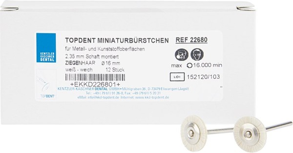 TOPDENT Ziegenhaarbürste