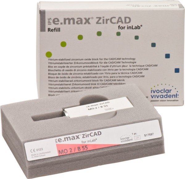 IPS e.max ZirCAD for inLab