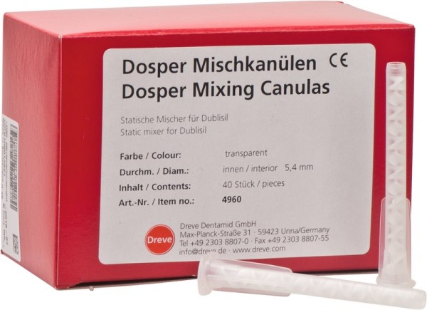 Dreve Mischkanülen transparent