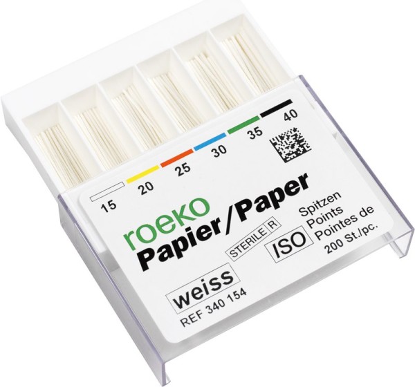 roeko Papier Spitzen weiss
