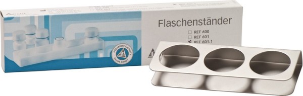 Flaschenständer aus Chromnickelstahl