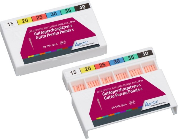 Guttaperchaspitzen rosa Greater Taper