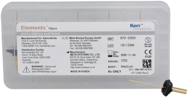 elements™ free Gutta Percha Cartridge