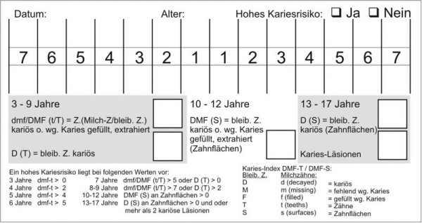 DMF-T-Dokumentation-Etiketten