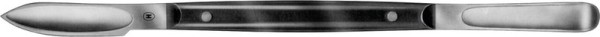 Wachsmesser Lessmann schwarzes Heft 130mm HSL 118-13 St