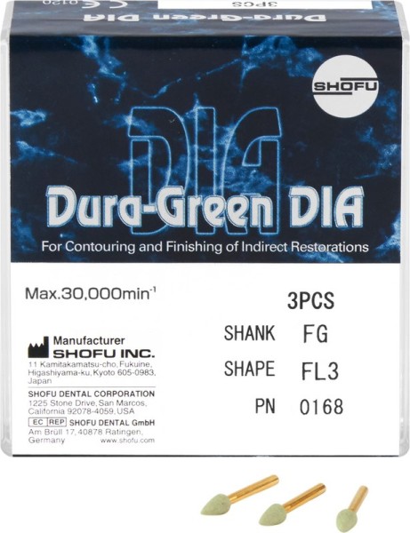 Dura-Green Dia FG FL3 Pa 3