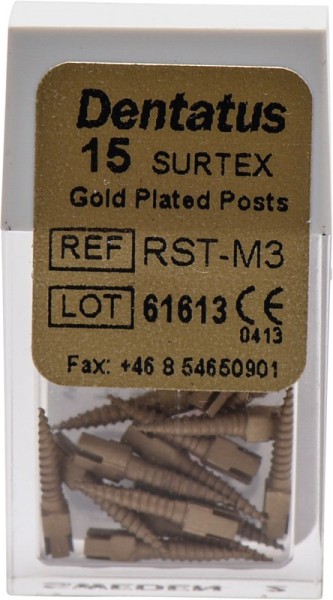 Classic Surtex vergoldete Wurzelstifte