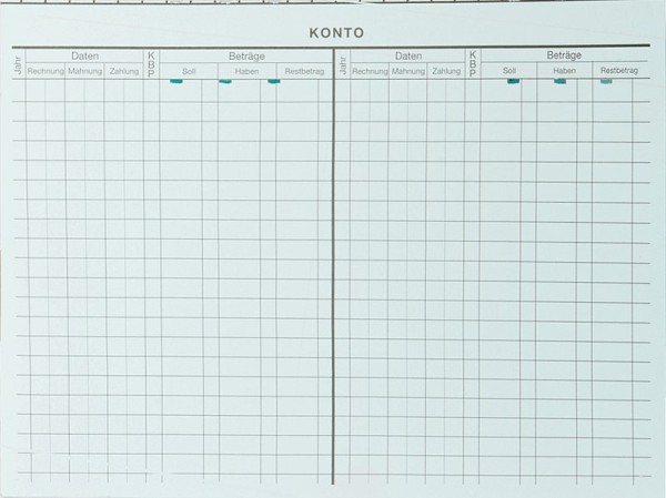 System Karteikarten für Adrema