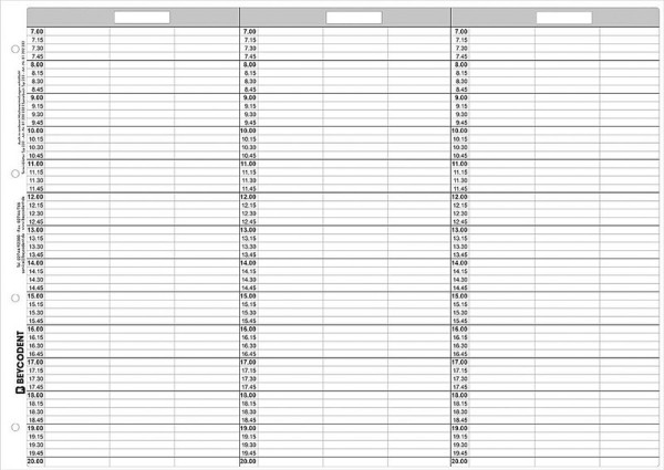 Terminblätter A3 für Ringbuch