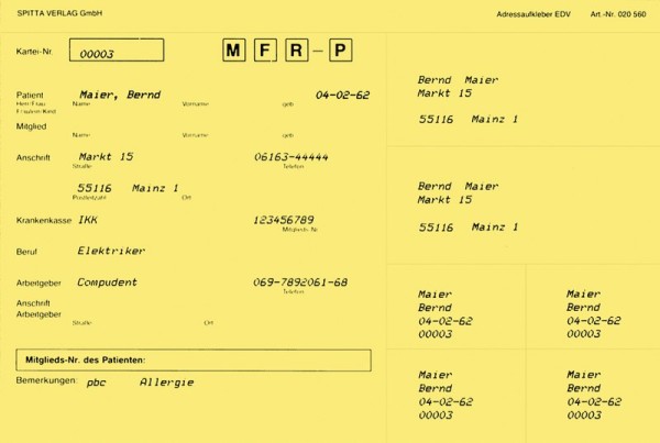 Adressaufkleber DIN A5