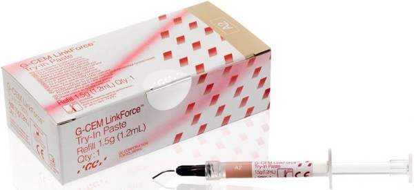 GC G-CEM LinkForce Try-In Paste Translucent Spritze 1,5g
