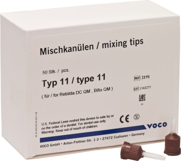 Mischkanülen braun Typ 11 Pa 50