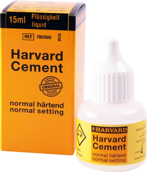 Harvard Cement normal härtend Flüssigkeit