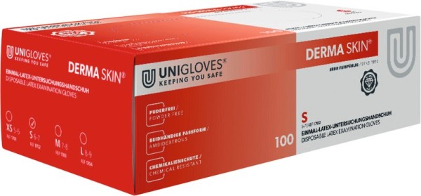 DERMA SKIN Latexhandschuhe