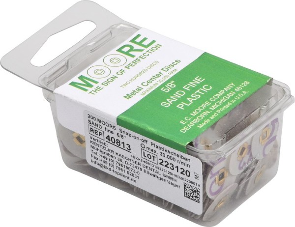 MOORPLASTIC® Snap-on-off Scheiben