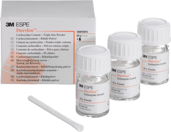 Durelon Pulver schnell abbindend Pa 3x20g