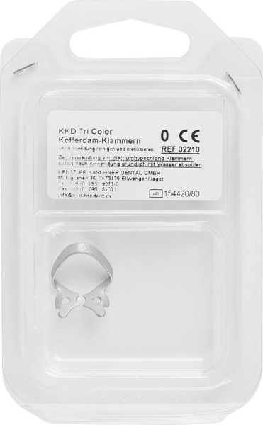 KKD® Kofferdam Klammern triColor Antireflect