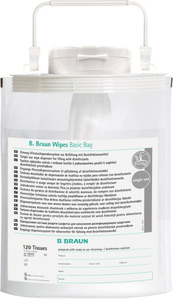 B. Braun Wipes Basic Bag Einweg-Tuchspendersystem