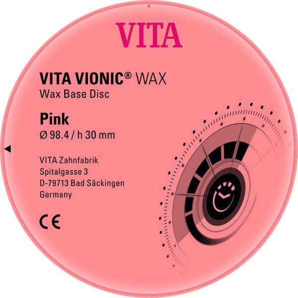 VIONIC WAX pink D98,4mm H30mm St