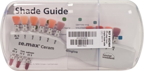 IPS e.max® Ceram Farbschlüssel