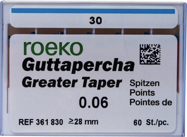 Guttapercha Greater Taper