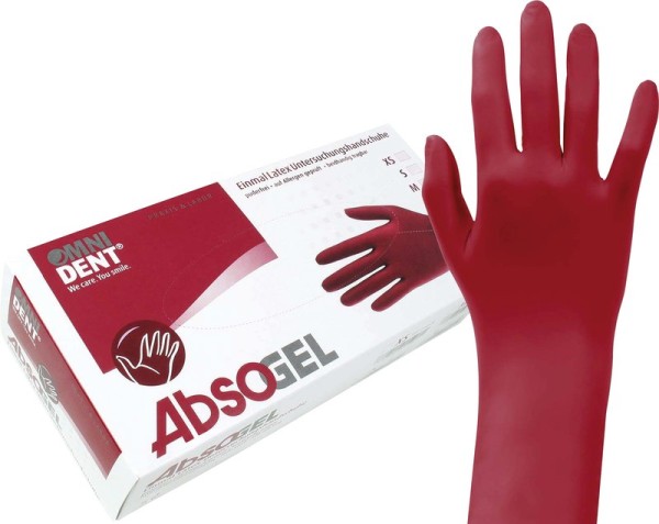 Omni Absogel Latexhandschuhe