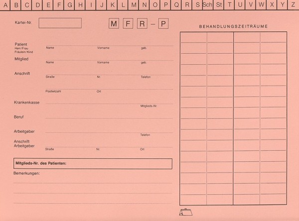 System Karteikarten A5