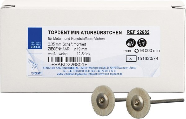 TOPDENT Ziegenhaarbürste