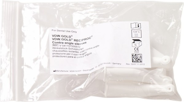 VDW.GOLD® RECIPROC® Winkelstück Schutzhülle