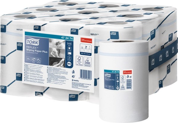TORK® Reflex™ Starke Mehrzweck Papierwischtücher