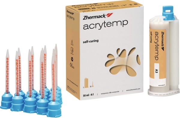 ACRYTEMP A3 + 15 Mixing Tips Pa 50ml