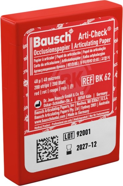 Occlusionspapier Arti-Check® 40 µ