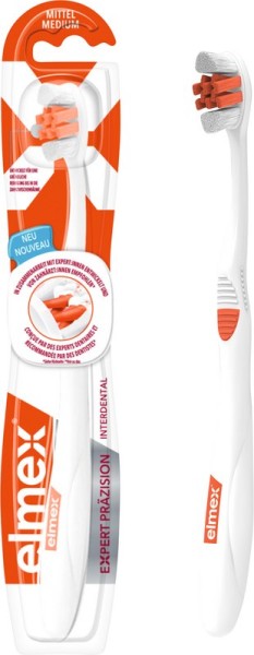 elmex Expert Präzision INTERDENTAL Zahnbürste mittel St