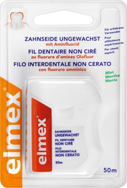 elmex Zahnseide gewachst mint 50m