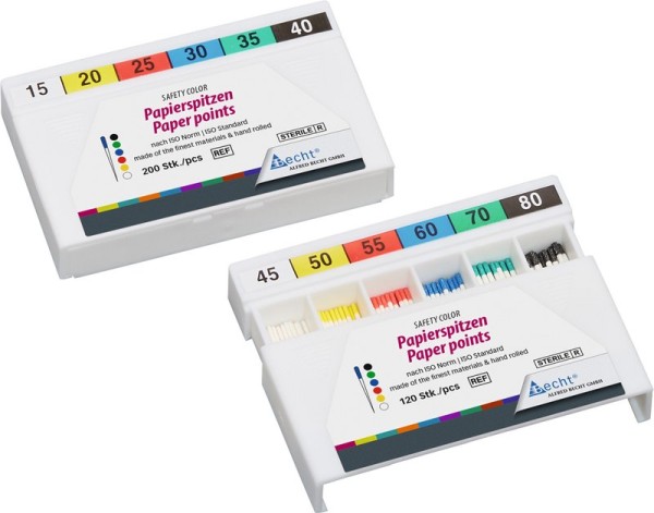 Papierspitzen Safety Color 40 Pa 200